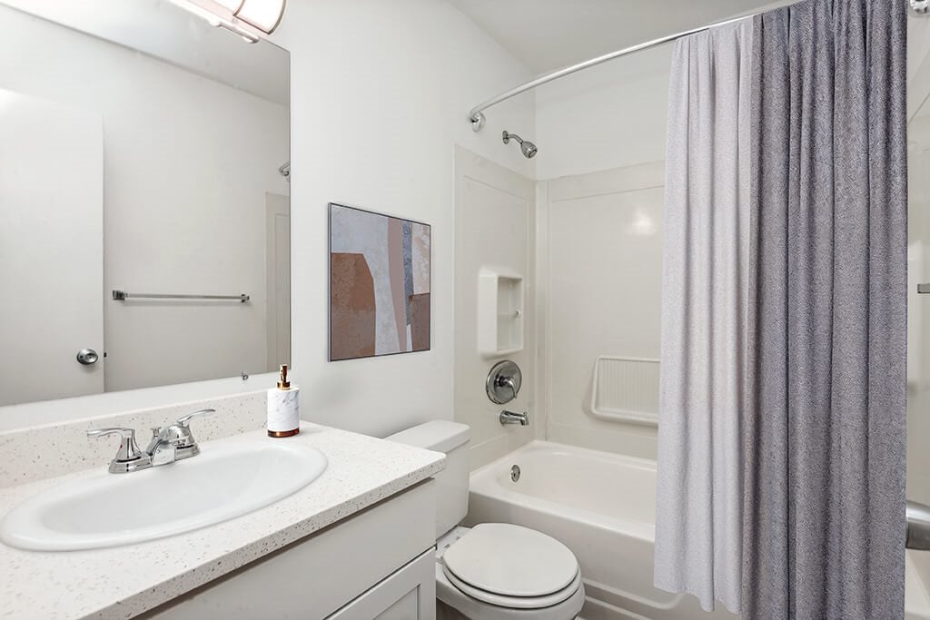 Bathroom with shower at Villages at Marley Station in Glen Burnie MD